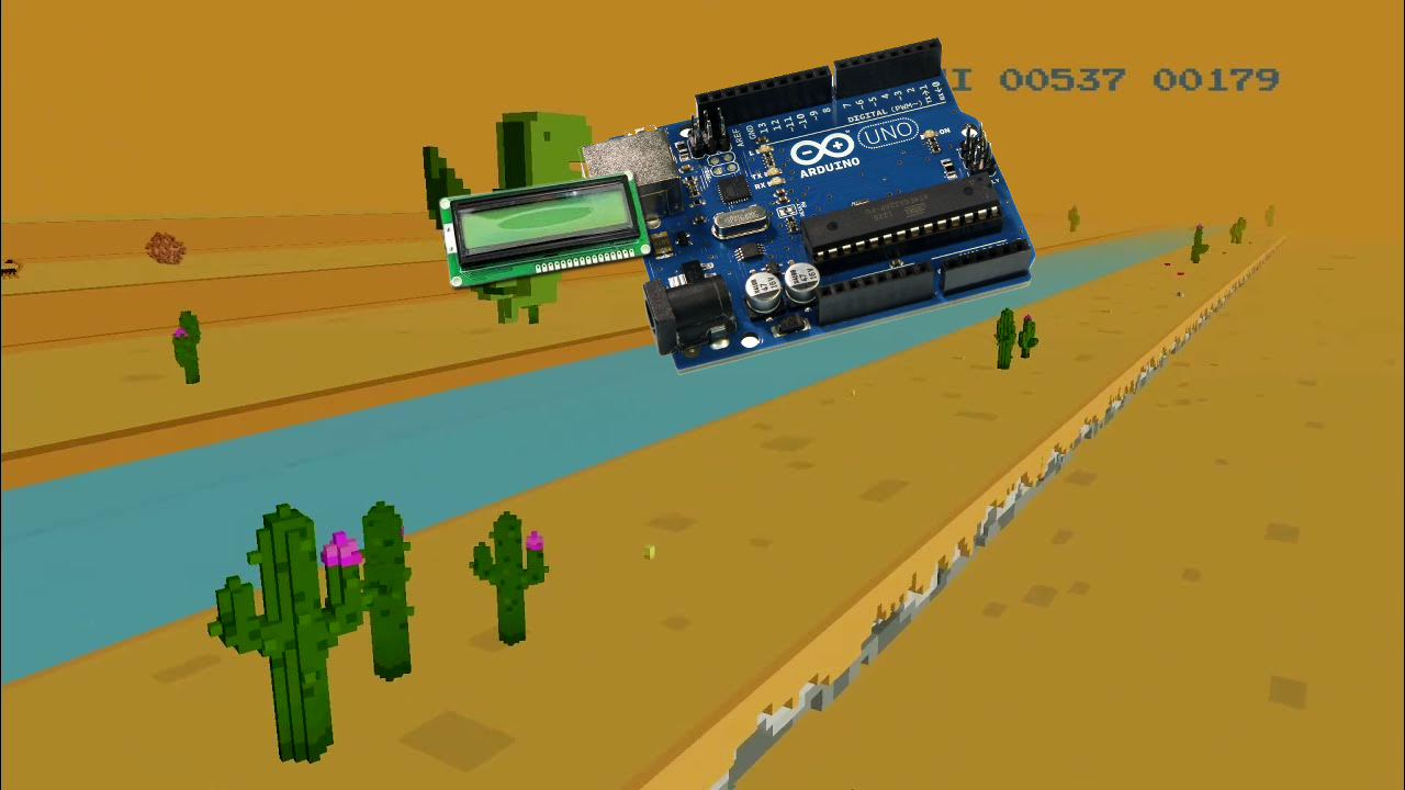 【組み込み✕ゲーム】ArduinoでDINORUNを作ってみた